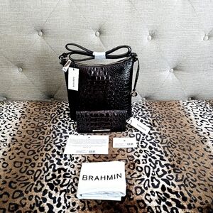 NWT Brahmin COCOA OMBRE Katie w/Ady Wallet